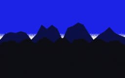 Ridge, dusk